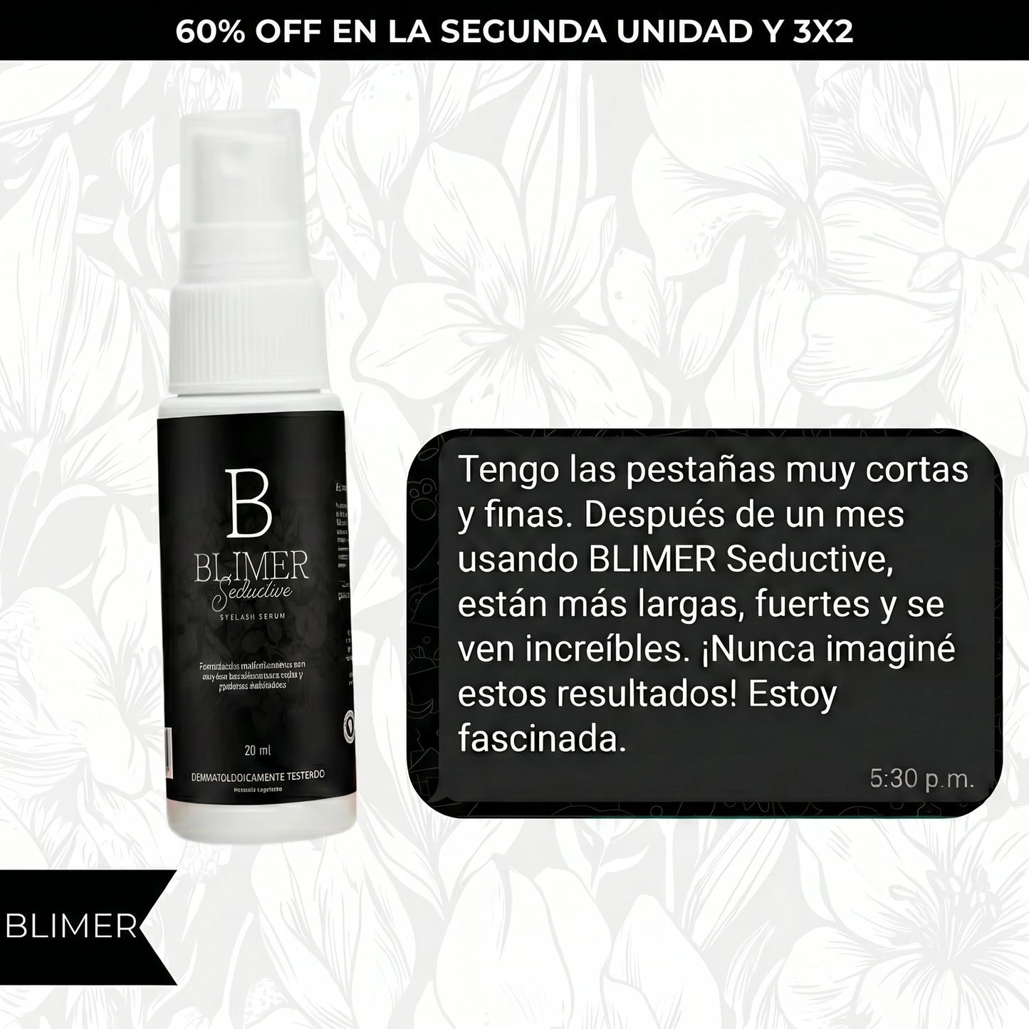 BLIMER SEDUCTIVE - SERUM RECUPERA TUS PESTAÑAS - 20ML